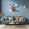 Origin #2 32" x 42" Mixed Acrylic Paints on Canvas by artist Gary Barnett
